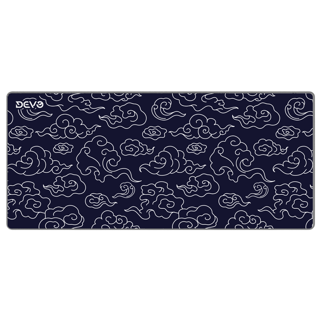 Devo Gaming mouse Pad - Cloud Dark Blue